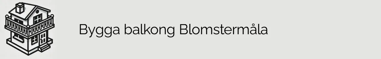 Bygga balkong Blomstermåla